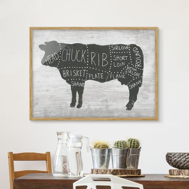 køkken dekorationer Butcher Board - Beef
