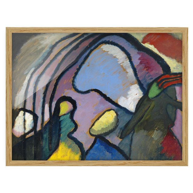 Indrammede plakater abstrakt Wassily Kandinsky - Study For Improvisation 10