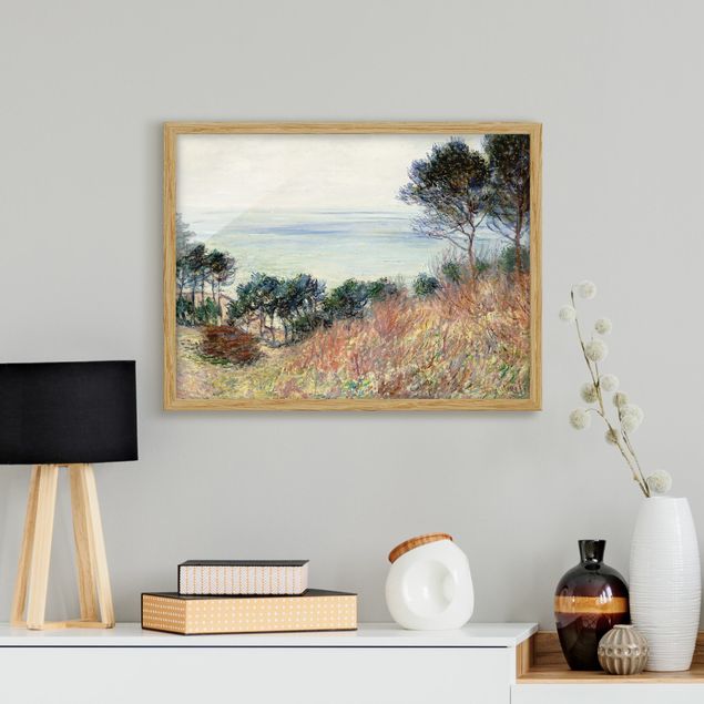 køkken dekorationer Claude Monet - The Coast Of Varengeville