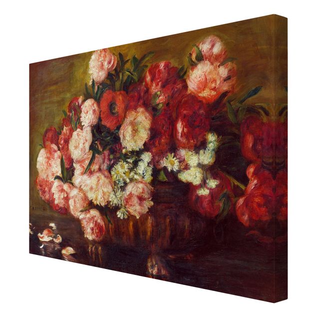 Billeder blomster Auguste Renoir - Still Life With Peonies