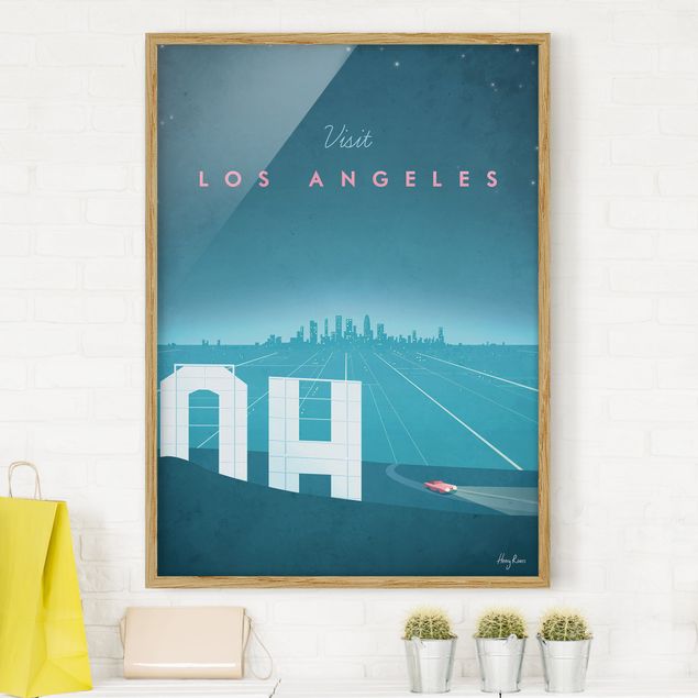 køkken dekorationer Travel Poster - Los Angeles