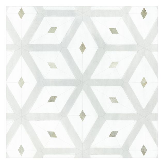 Tapet beige Tiles From Sea Glass