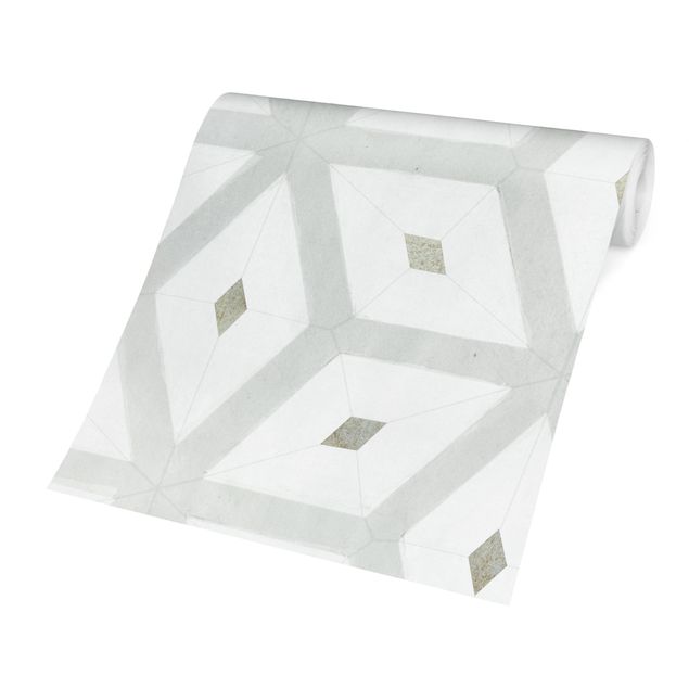 Moderne tapet Tiles From Sea Glass