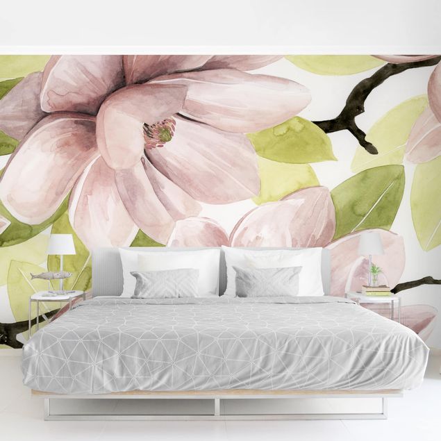 Tapet moderne Magnolia Blushing II