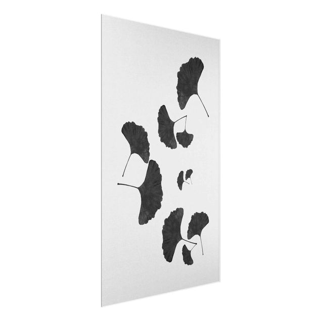 Billeder moderne Ginkgo Composition In Black And White