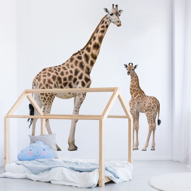 Børneværelse deco Giraffe Mother And Child
