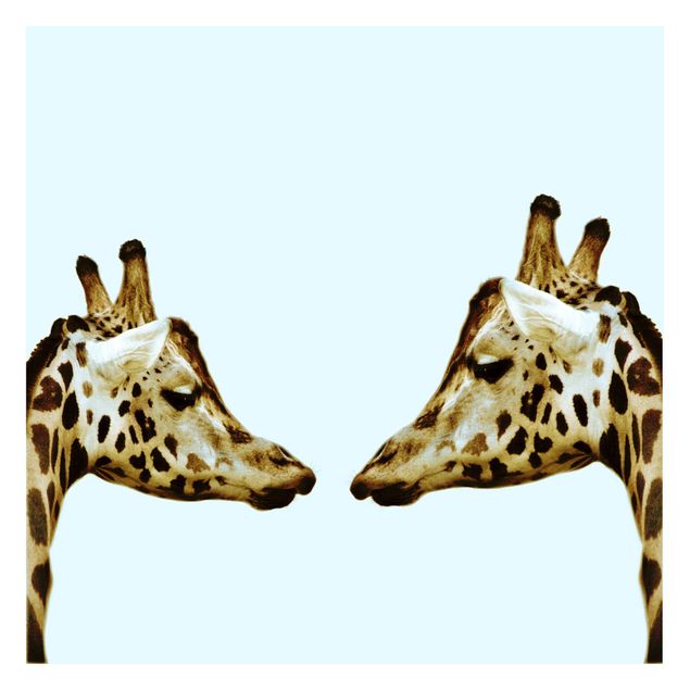 Tapet Giraffes In Love