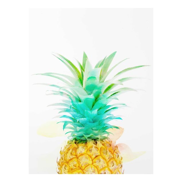Billeder gul Pineapple Watercolour