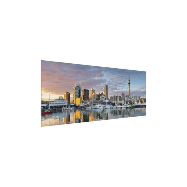 Billeder Rainer Mirau Auckland Skyline Sunset