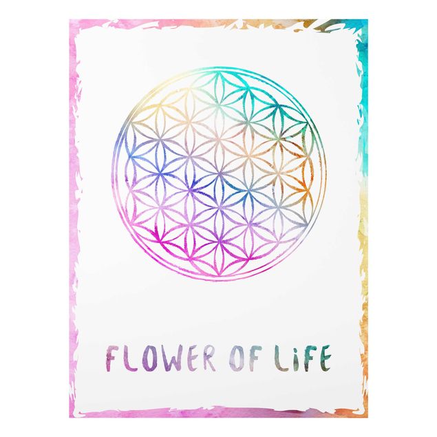 Billeder Flower of life watercolour