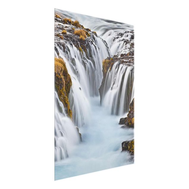 Billeder landskaber Brúarfoss Waterfall In Iceland