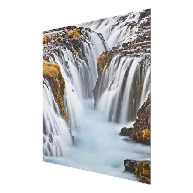Billeder moderne Brúarfoss Waterfall In Iceland