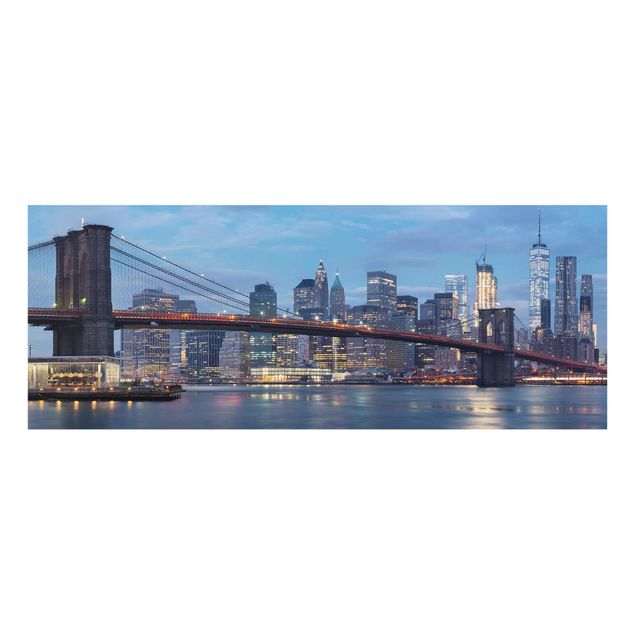 Billeder arkitektur og skyline Brooklyn Bridge Manhattan New York