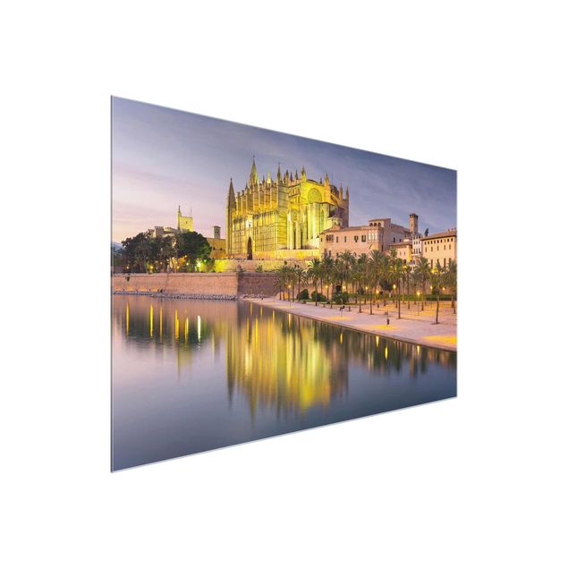 Billeder arkitektur og skyline Catedral De Mallorca Water Reflection