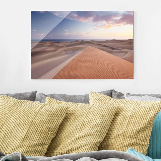 Glasbilleder klitter View Of Dunes