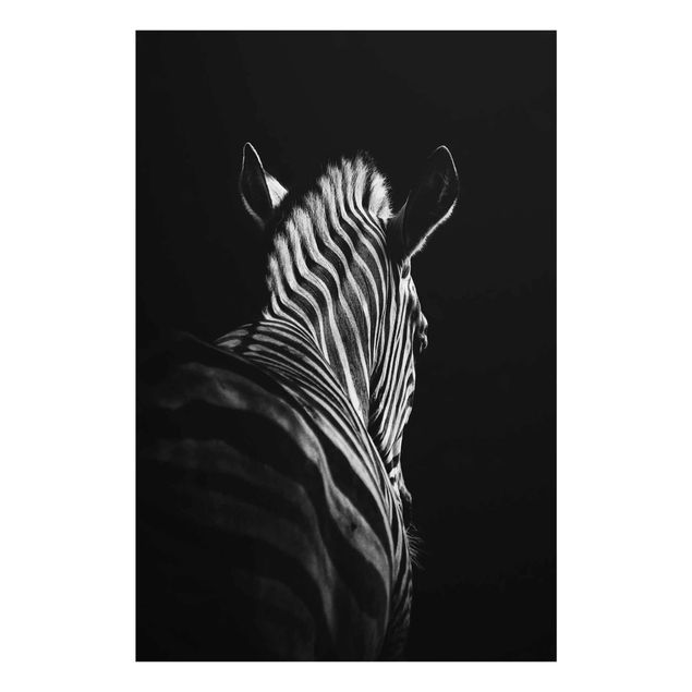 Billeder moderne Dark Zebra Silhouette