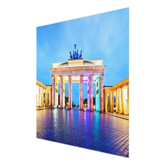 Billeder arkitektur og skyline Illuminated Brandenburg Gate
