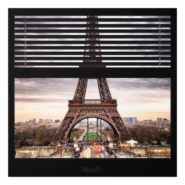 Billeder arkitektur og skyline Window Blinds View - Eiffel Tower Paris