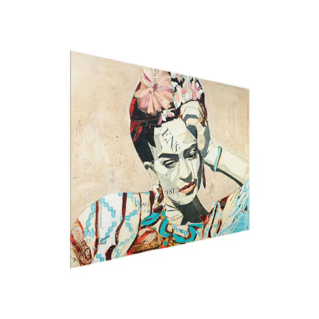 Billeder moderne Frida Kahlo - Collage No.1