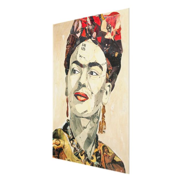 Billeder portræt Frida Kahlo - Collage No.2