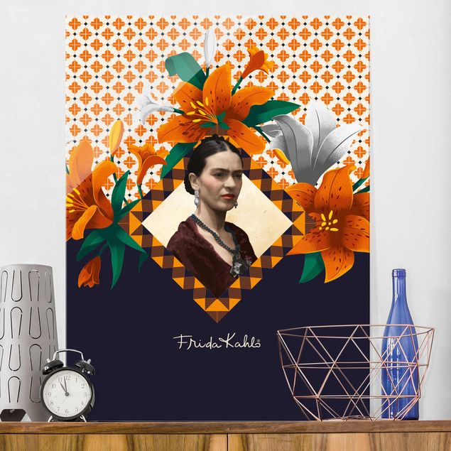 køkken dekorationer Frida Kahlo - Lilies