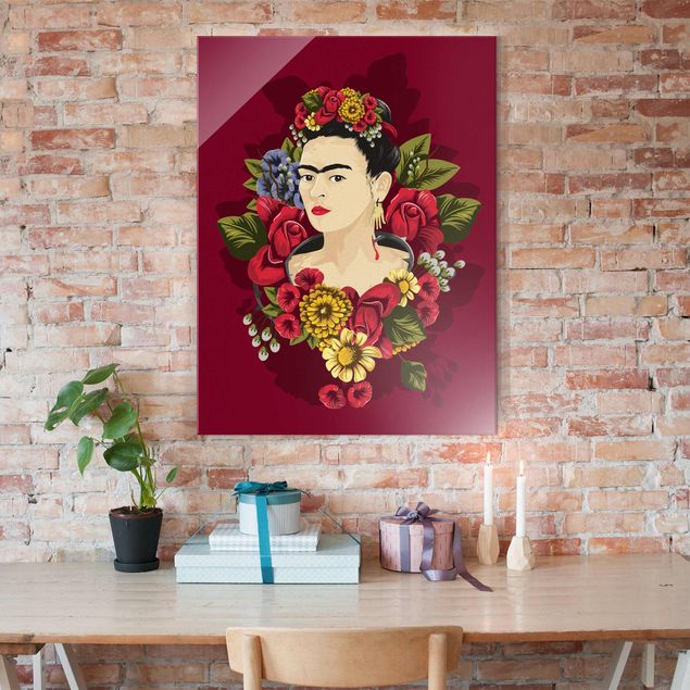 køkken dekorationer Frida Kahlo - Roses