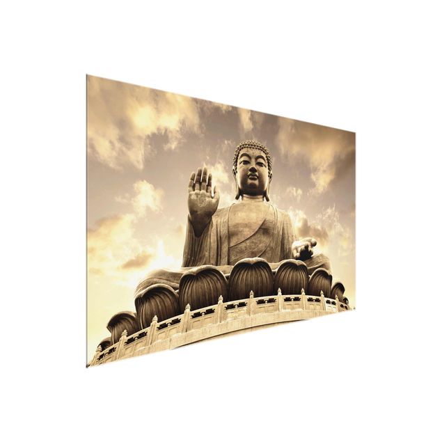 Billeder moderne Big Buddha Sepia