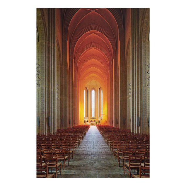 Billeder orange Grundtvig's Church in Copenhagen