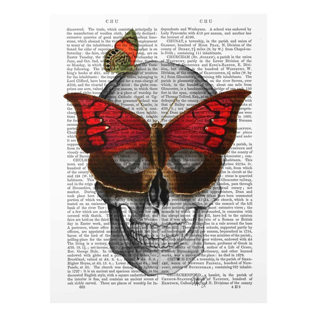 Billeder ordsprog Scary Reading - Butterfly Mask