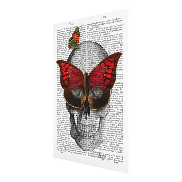 Billeder rød Scary Reading - Butterfly Mask