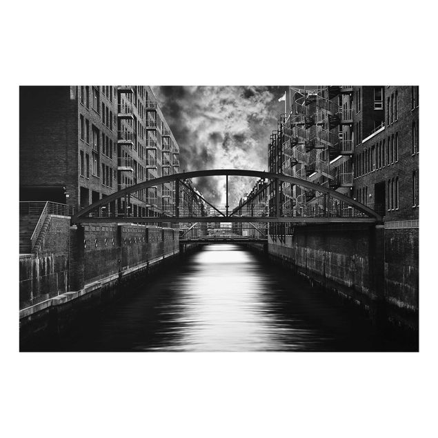Billeder sort og hvid The Other Part Of Hamburg