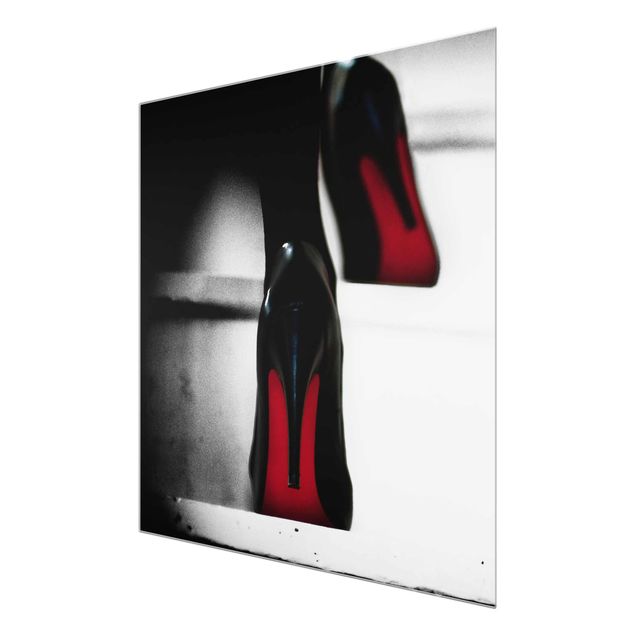 Billeder sort og hvid High Heels In Red