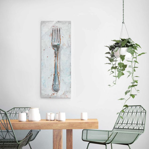 Billeder grå Impressionistic Cutlery - Fork