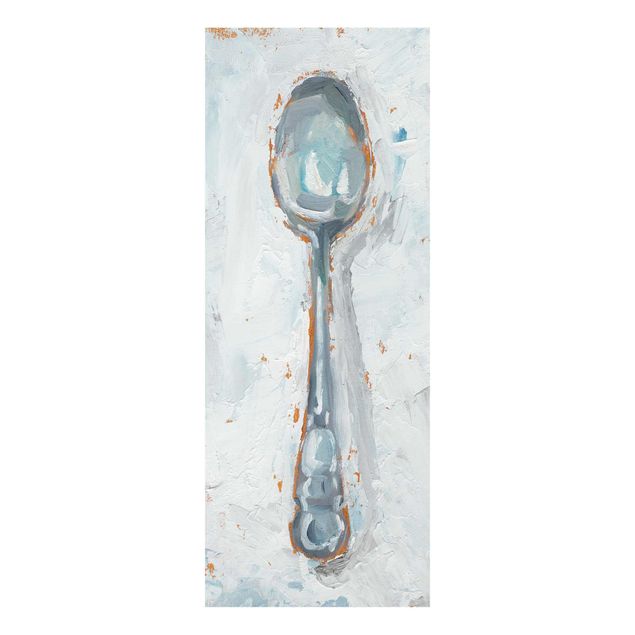 Glas magnettavla Impressionistic Cutlery - Spoon