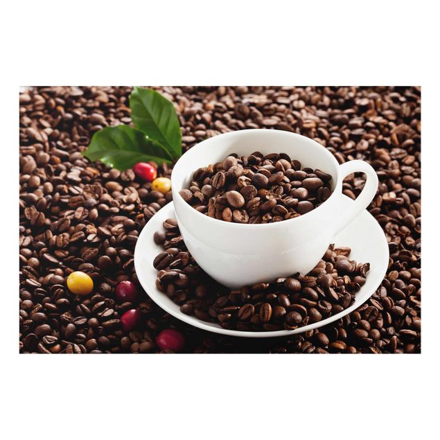 Billeder Coffee Cup With Roasted Coffee Beans