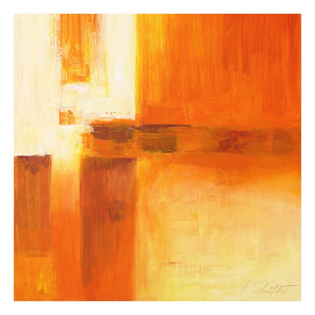 Billeder brun Petra Schüßler - Composition In Orange And Brown 01
