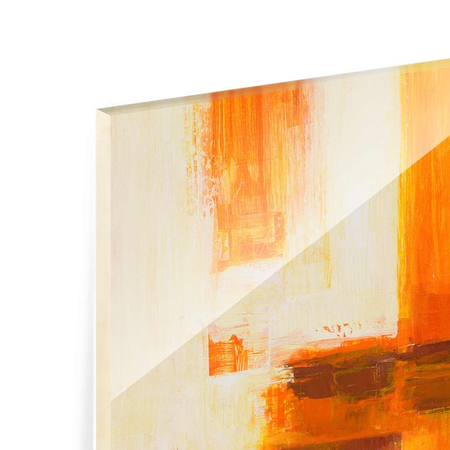 Billeder Petra Schüßler - Composition In Orange And Brown 01