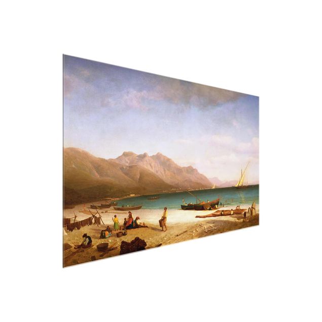 Kunst stilarter Albert Bierstadt - Bay of Salerno