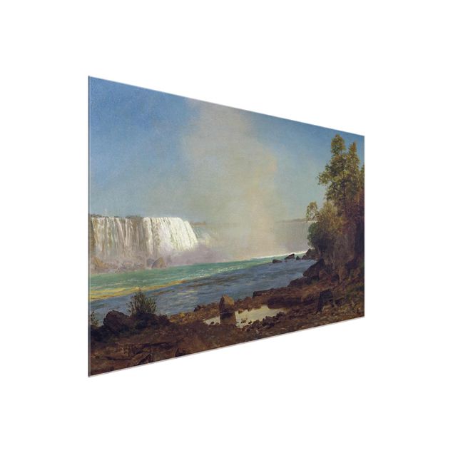 Glasbilleder landskaber Albert Bierstadt - Niagara Falls