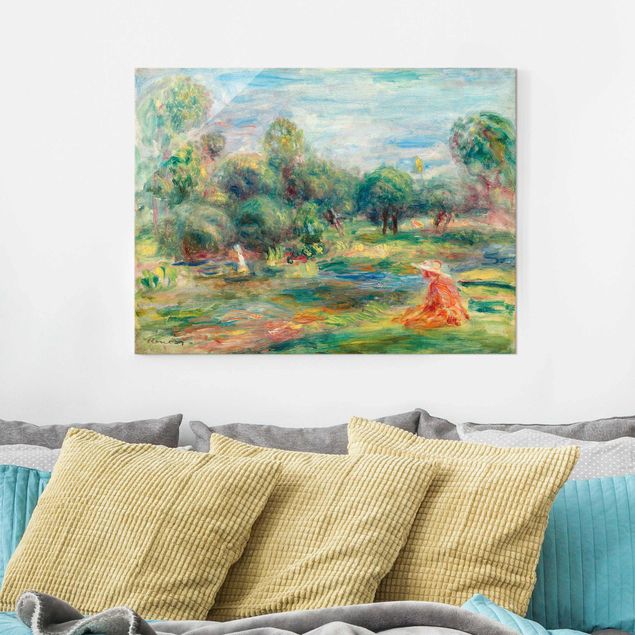 Kunst stilarter impressionisme Auguste Renoir - Landscape At Cagnes