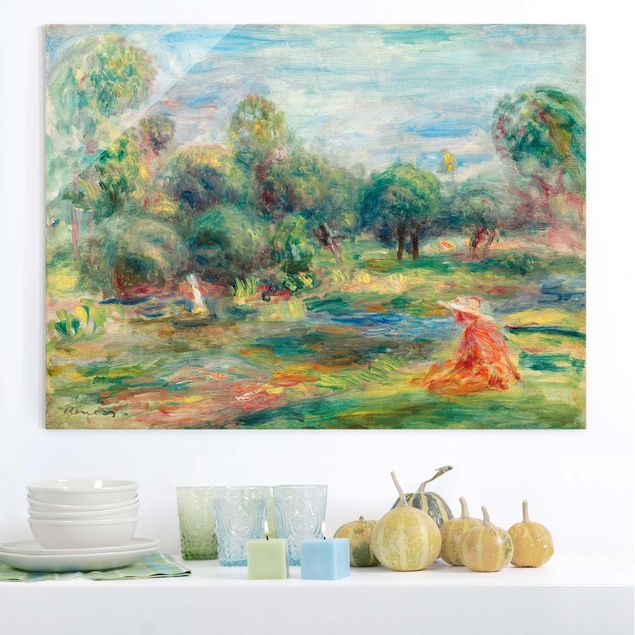 køkken dekorationer Auguste Renoir - Landscape At Cagnes