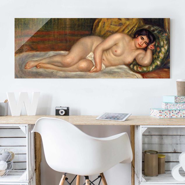 Kunst stilarter impressionisme Auguste Renoir - Nude Lying, The Source