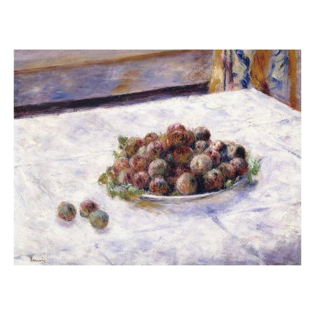 Billeder stilleben Auguste Renoir - Still Life, A Plate Of Plums