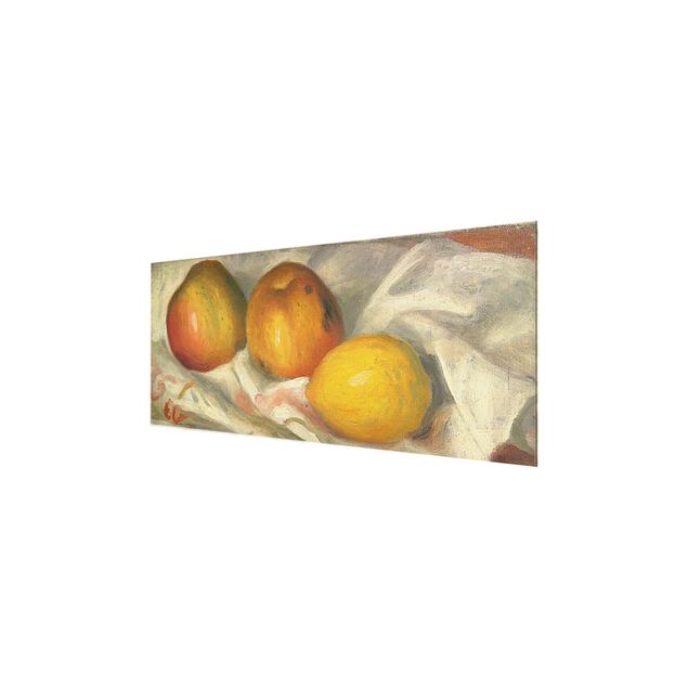 Billeder gul Auguste Renoir - Two Apples And A Lemon