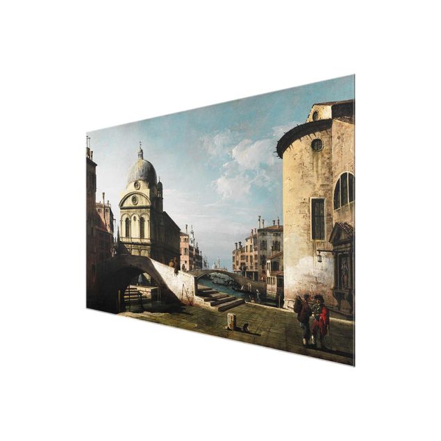 Glasbilleder arkitektur og skyline Bernardo Bellotto - Venetian Capriccio