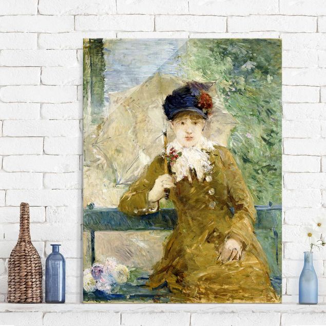 køkken dekorationer Berthe Morisot - Lady with Parasol