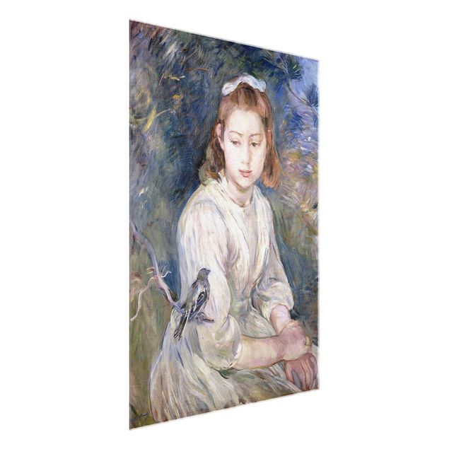 Billeder portræt Berthe Morisot - Young Girl with a Bird