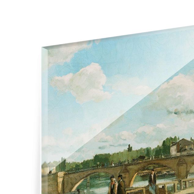 Glasbilleder arkitektur og skyline Camille Pissarro - View Of Pontoise