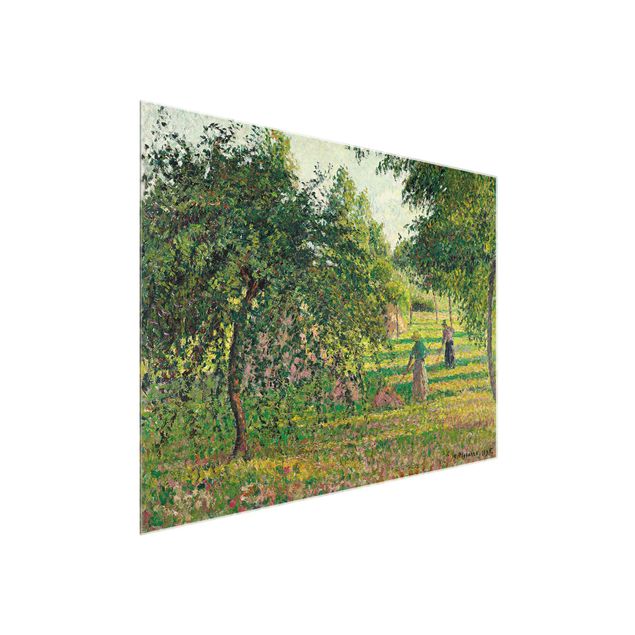 Kunst stilarter post impressionisme Camille Pissarro - Apple Trees And Tedders, Eragny