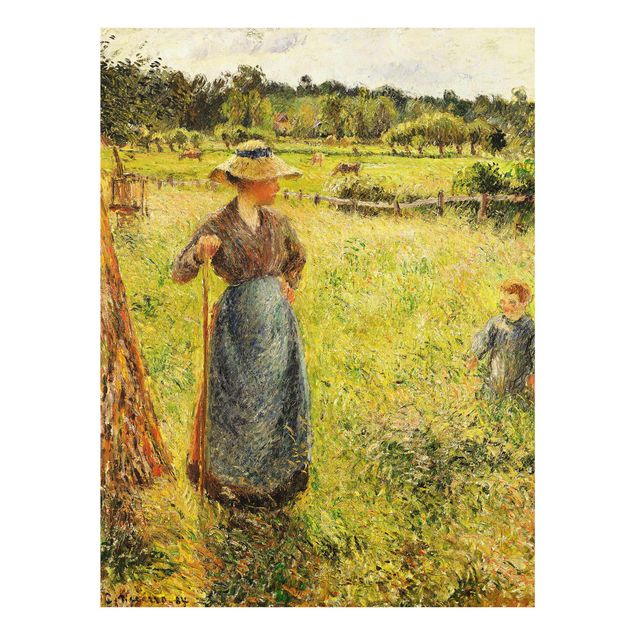 Kunst stilarter romantikken Camille Pissarro - The Haymaker